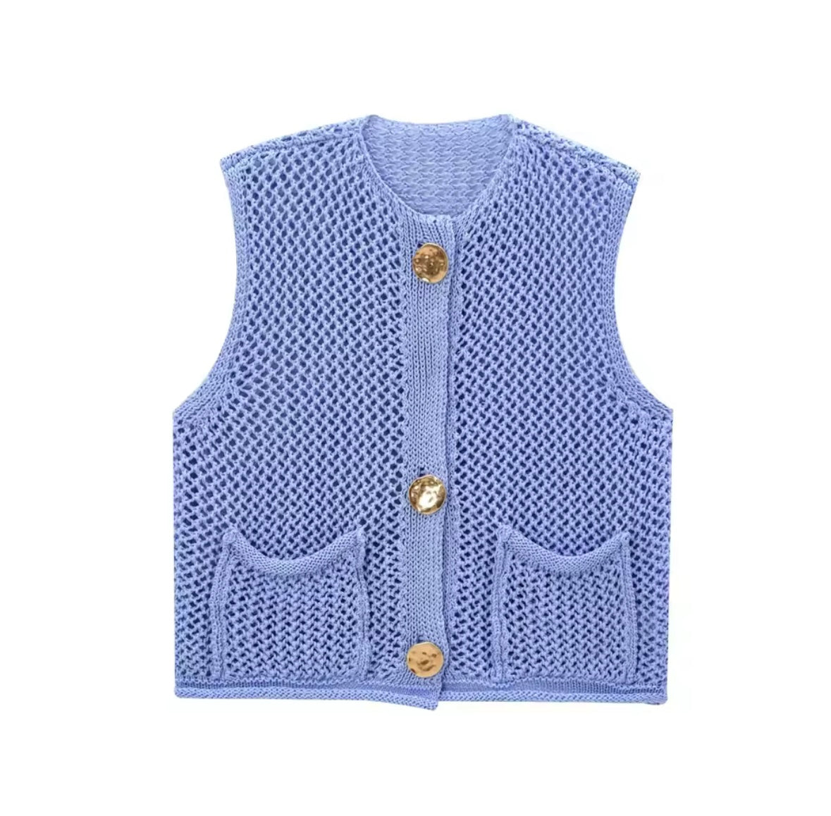 Knitted vest