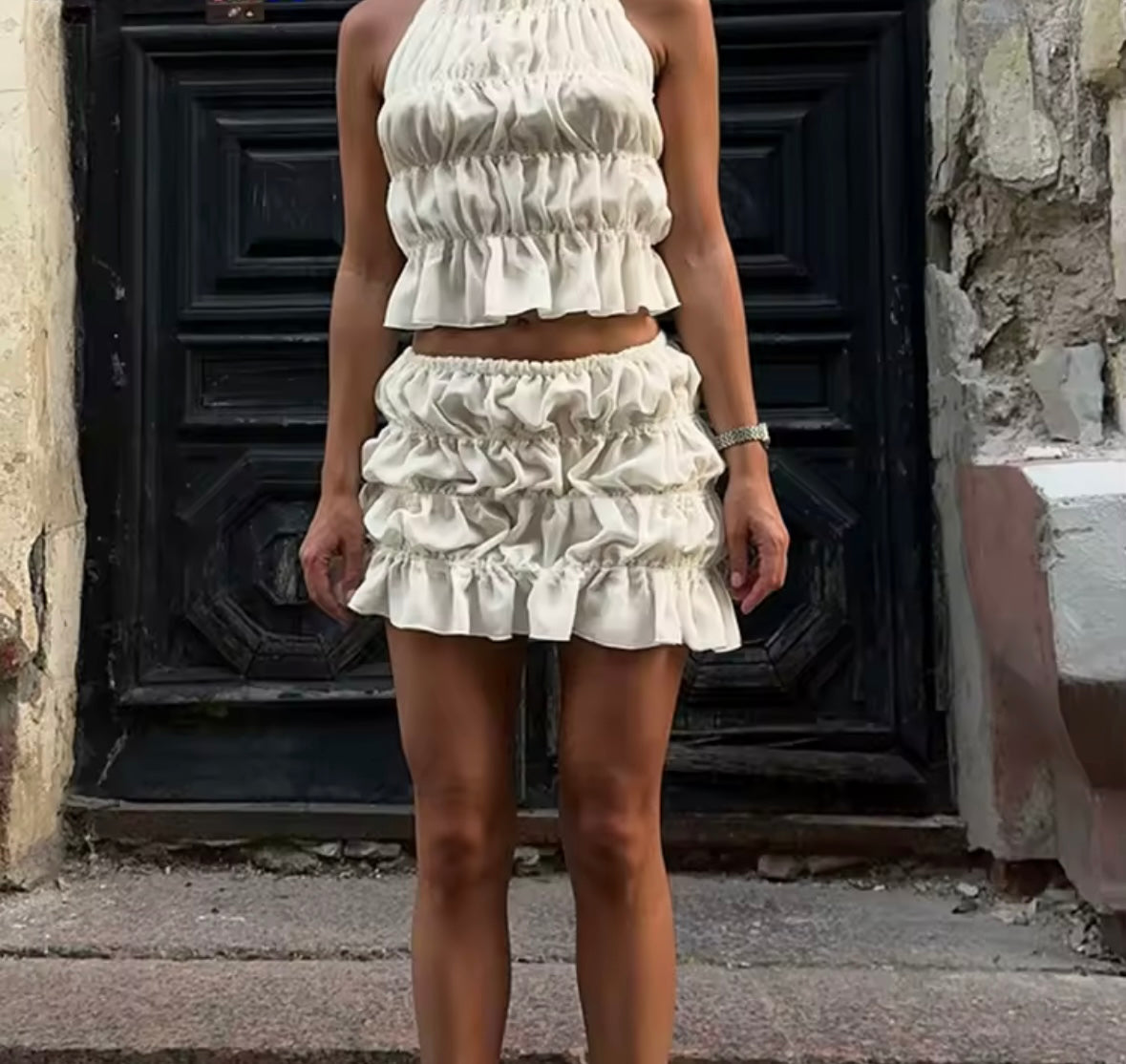 Ruched co ord set