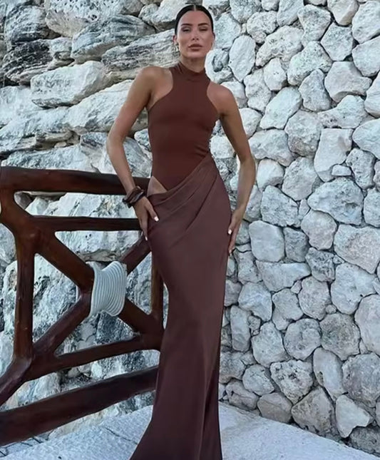 Cut out maxi dress