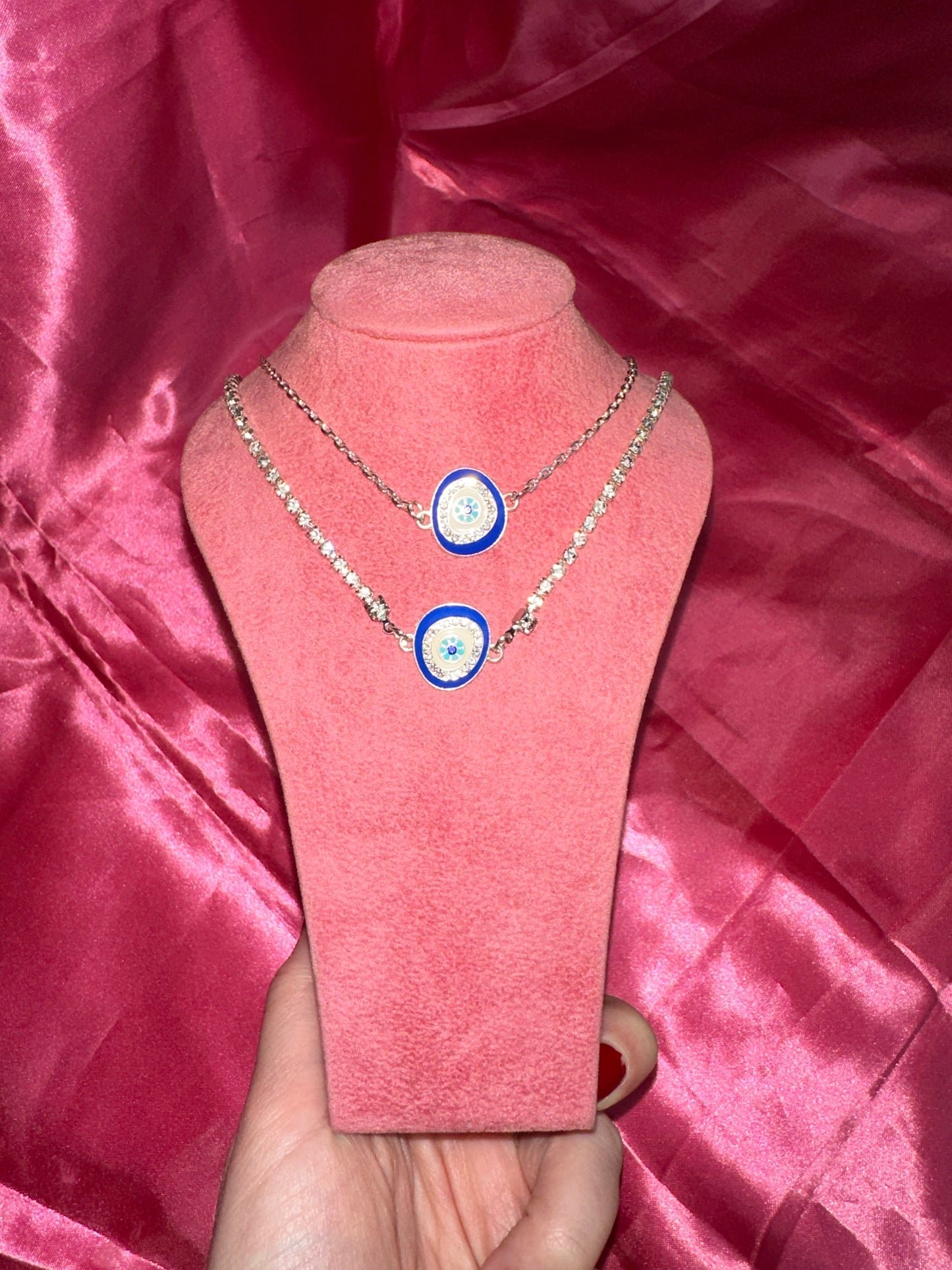 Evil eye pendant necklace