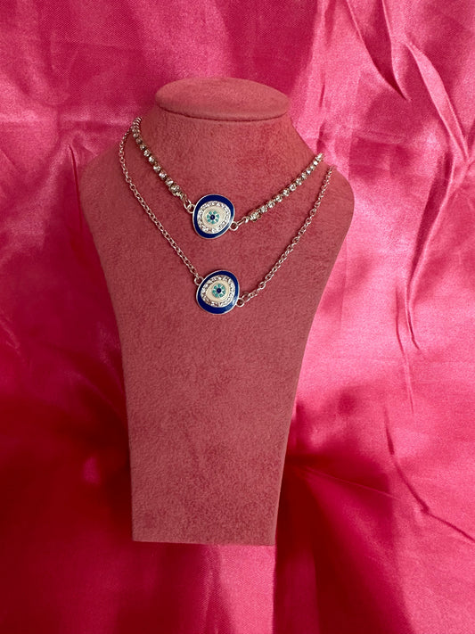Evil eye luxe necklace