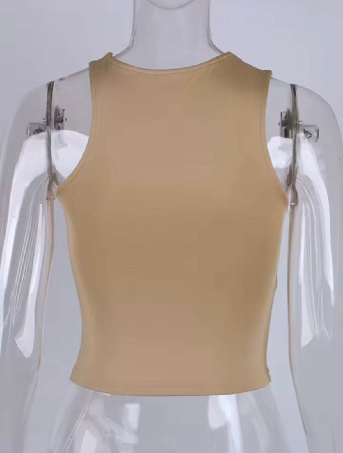 Asymmetrical crop top