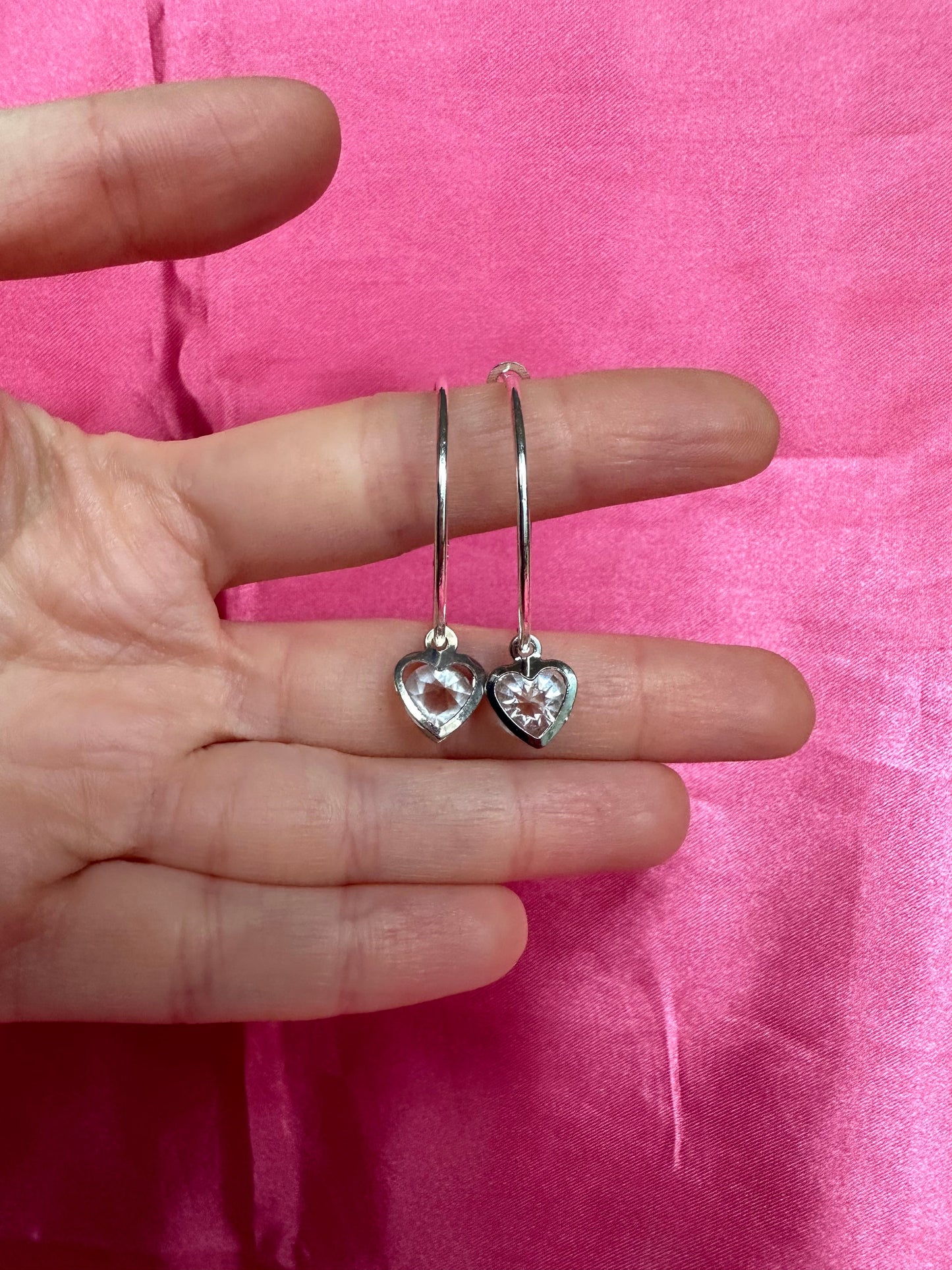 Crystal shape earrings