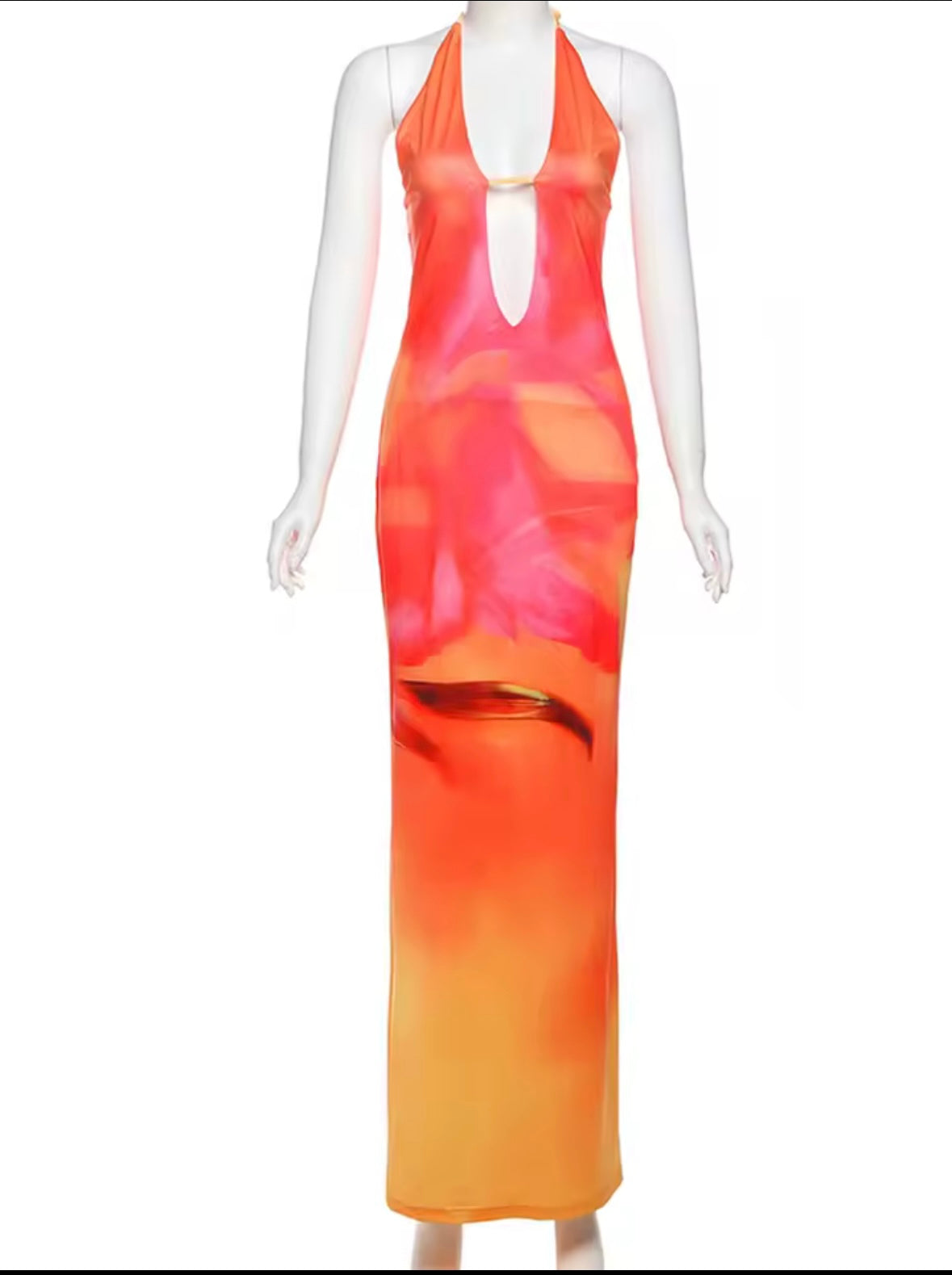 Sunset maxi dress