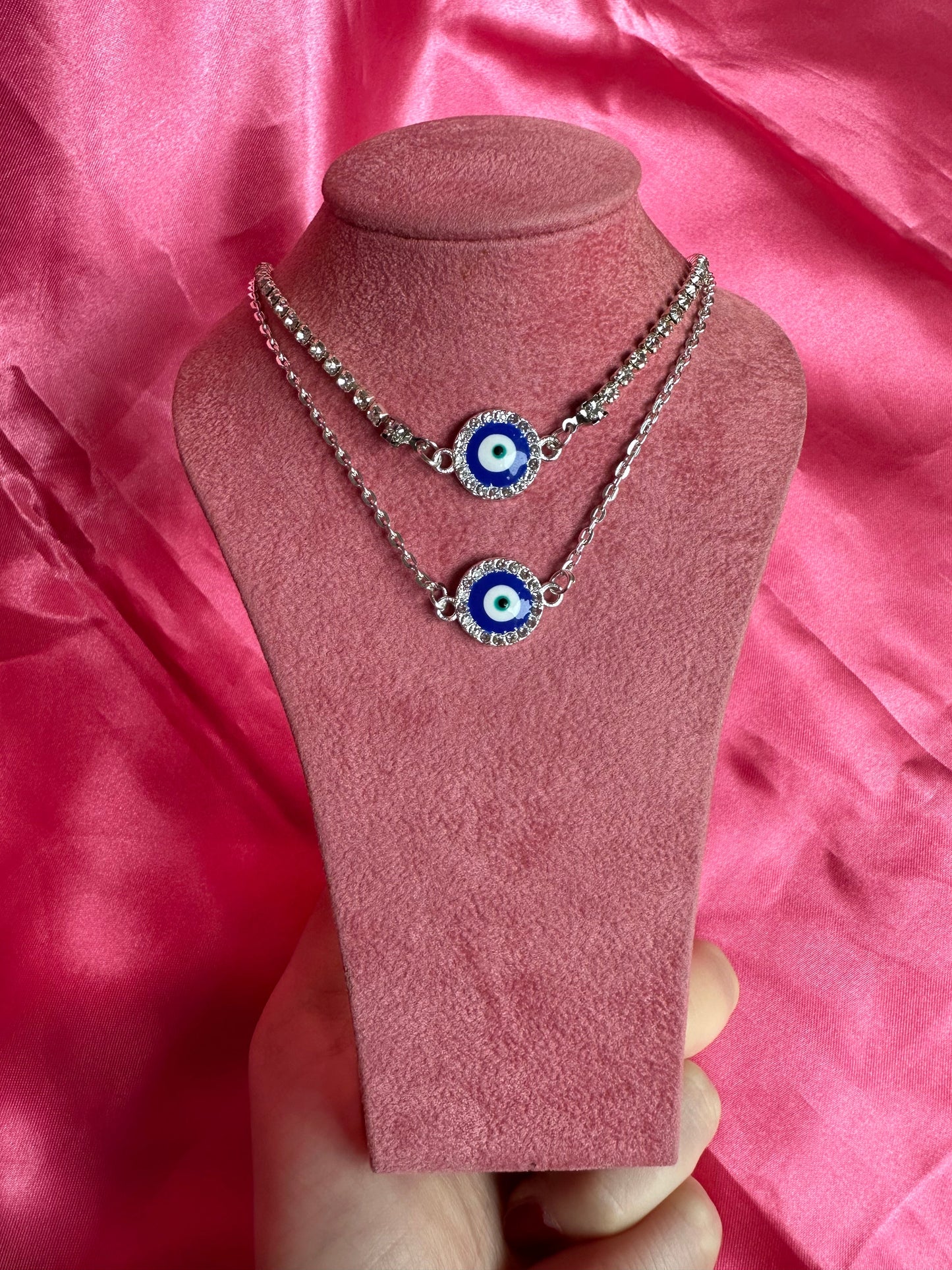 Evil eye pendant necklace