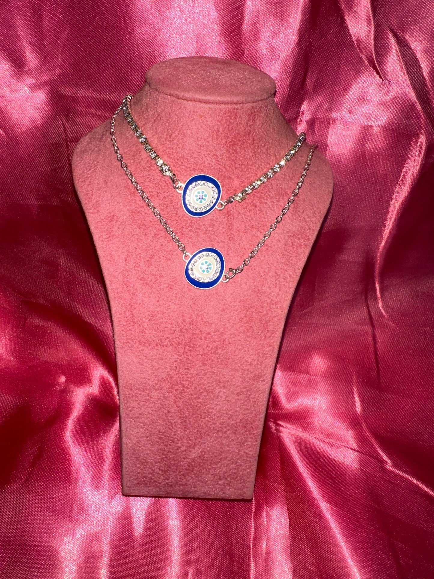 Evil eye luxe necklace