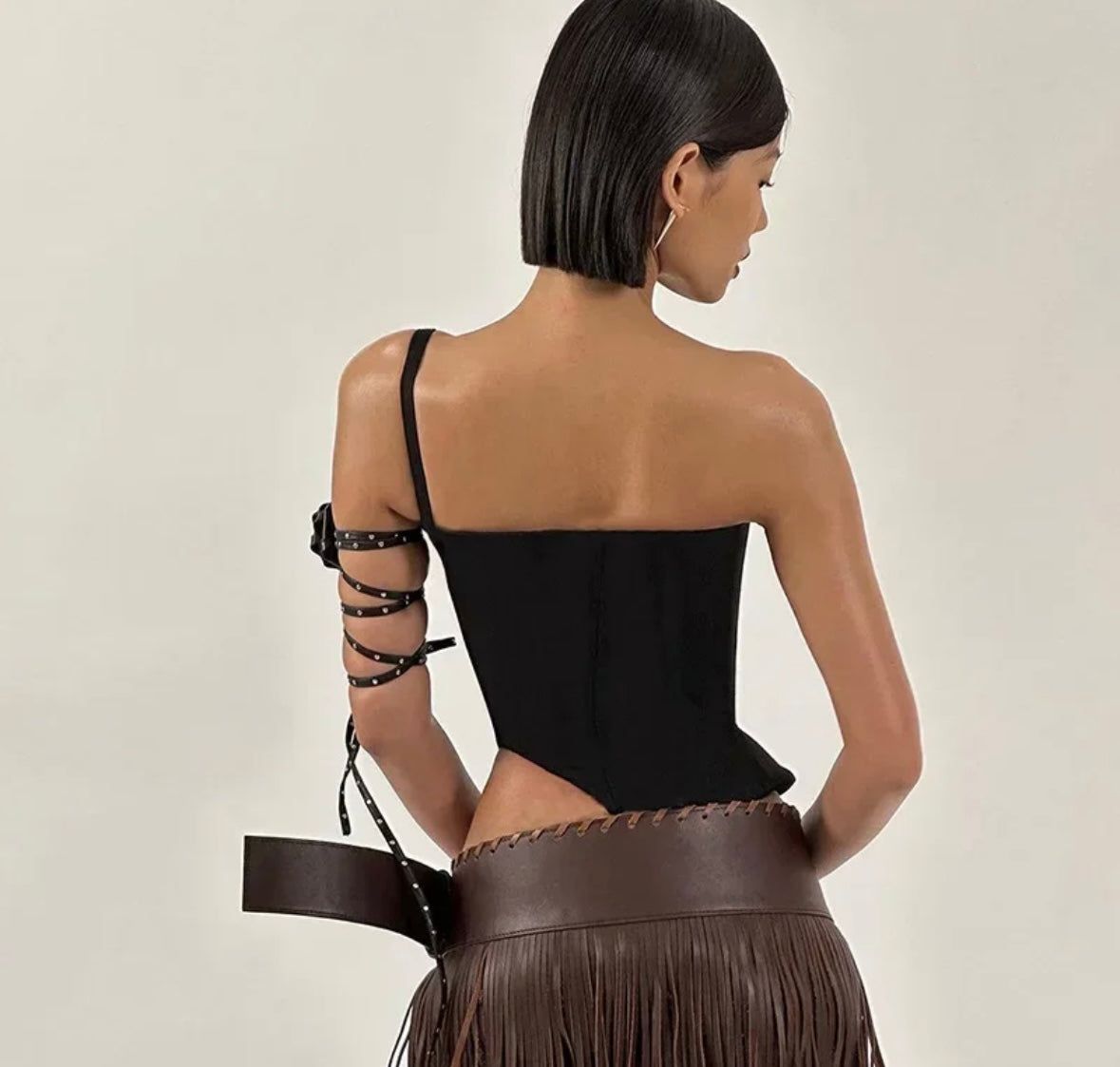 Asymmetrical corset