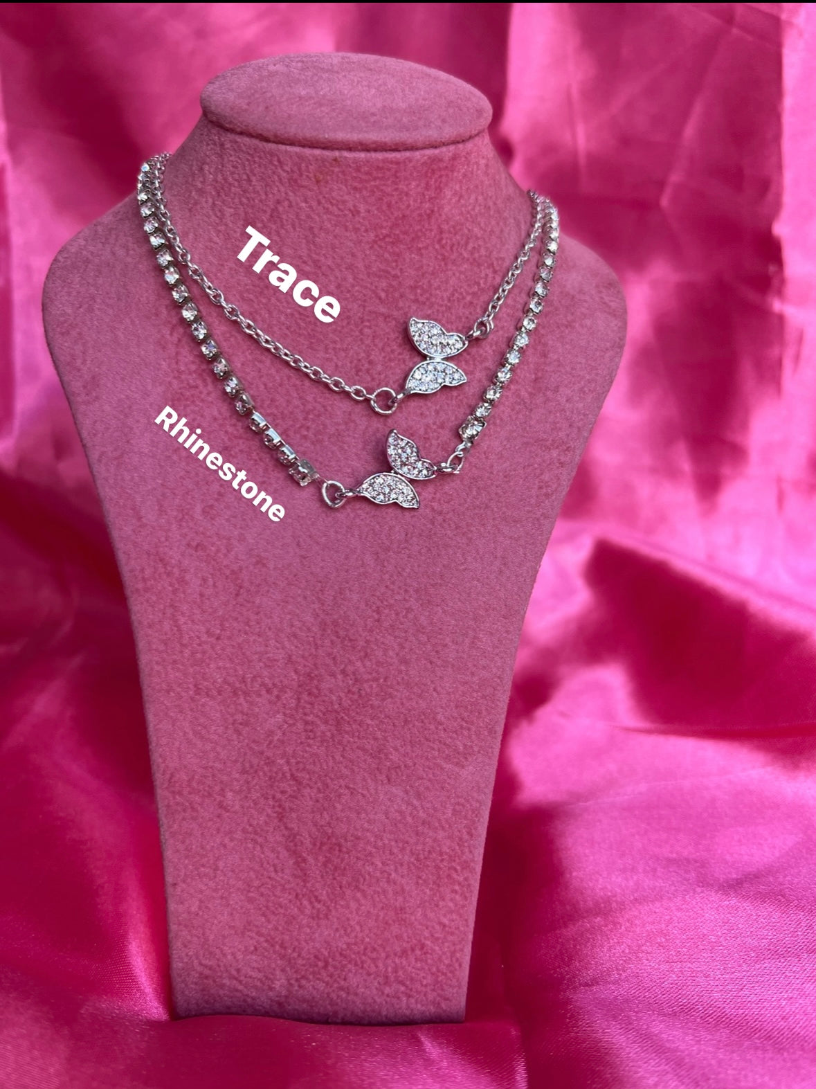 Dainty butterfly necklace