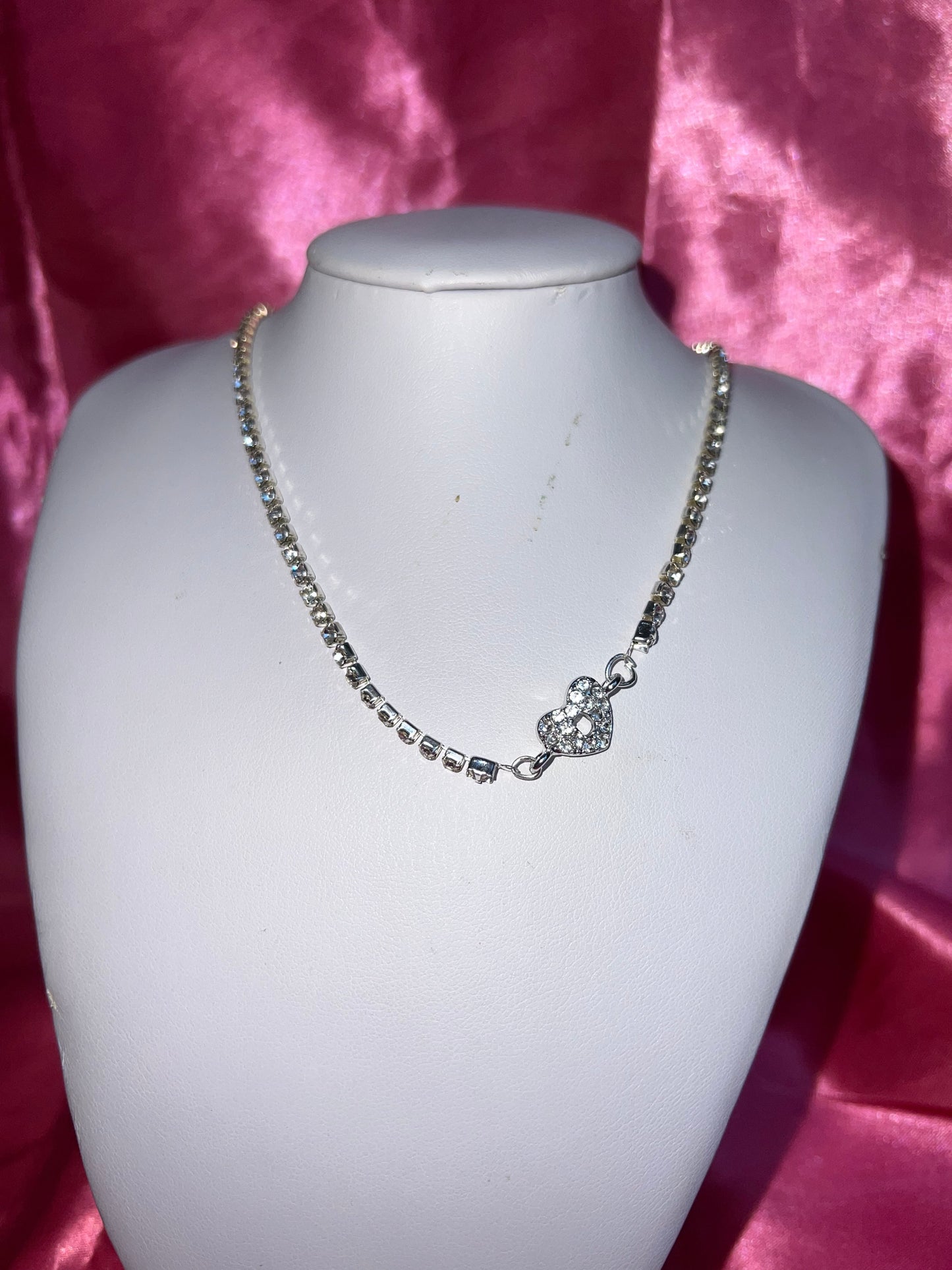 Heart lock necklace