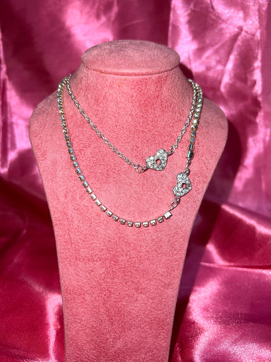 Heart lock necklace