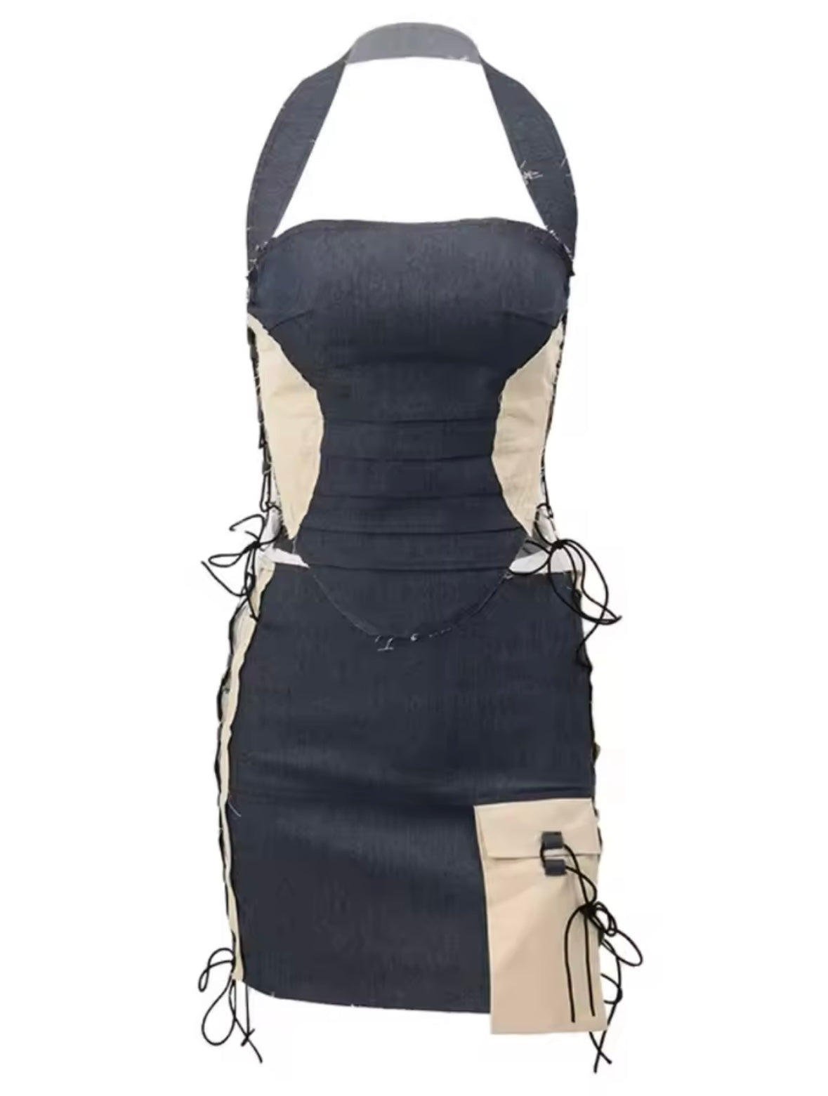 Y2k baddie denim co ord set