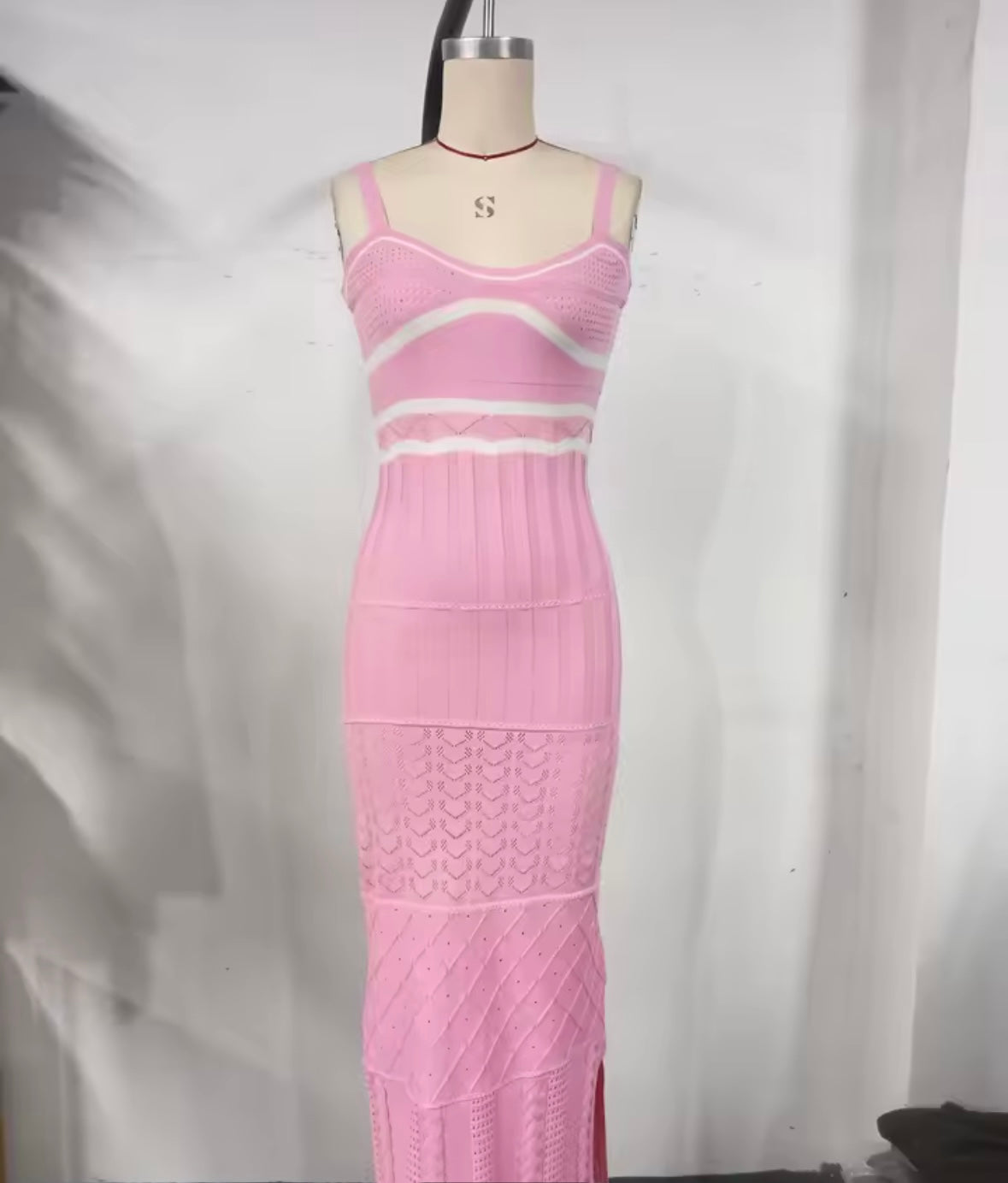 Knit summer dress