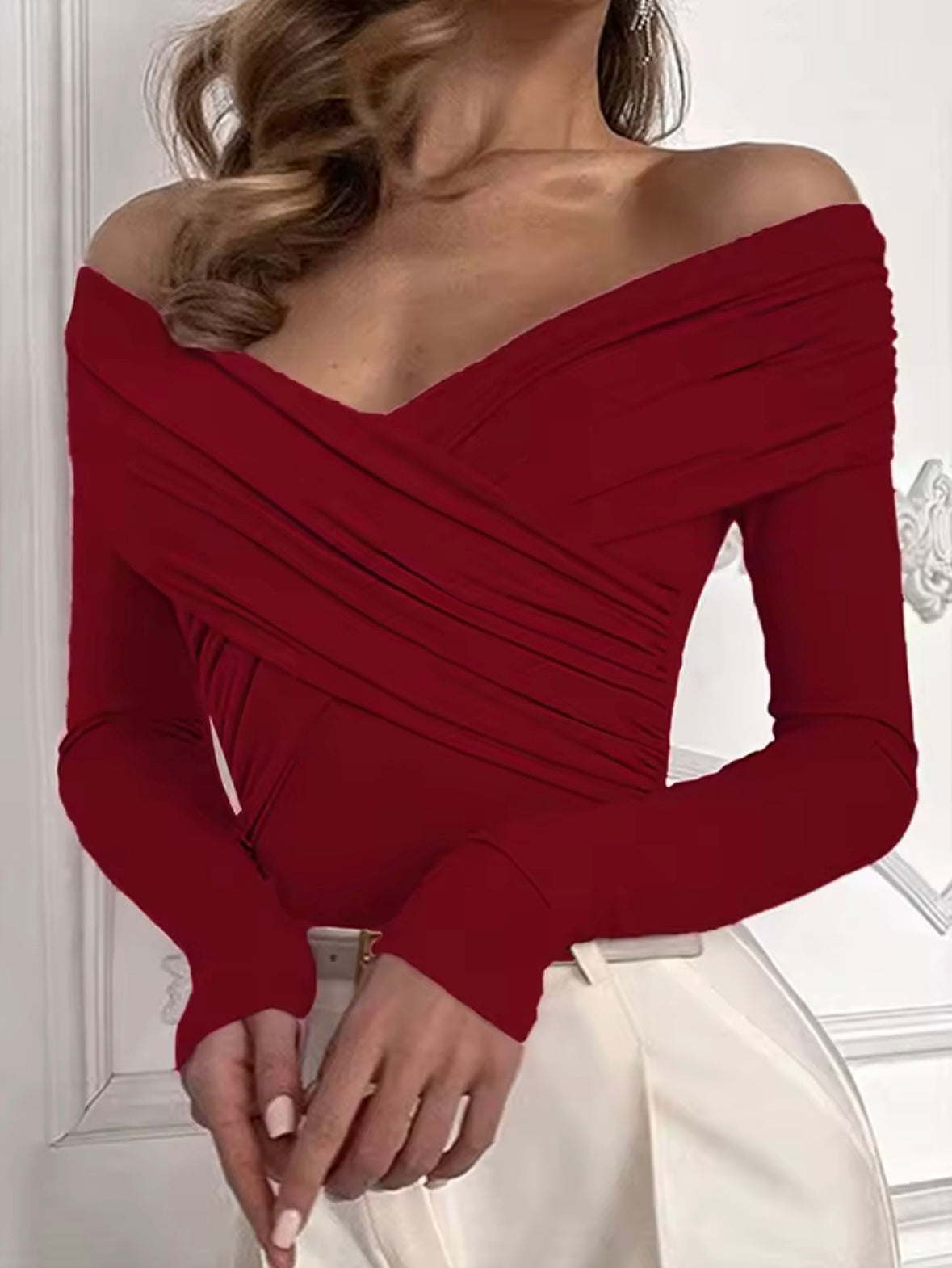 Off shoulder bodysuit