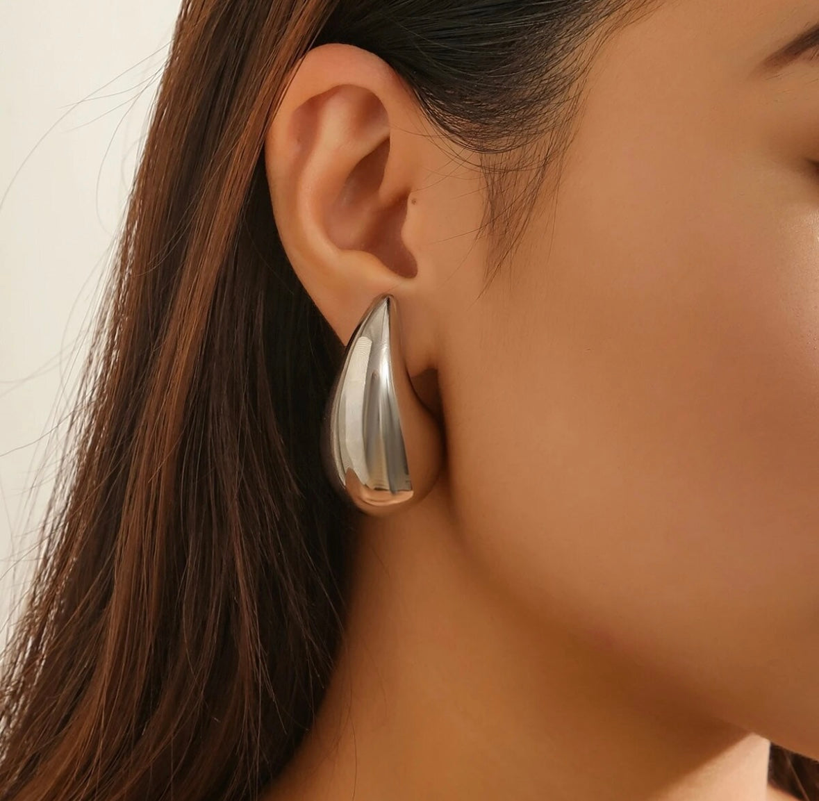 Chunky drop earrings