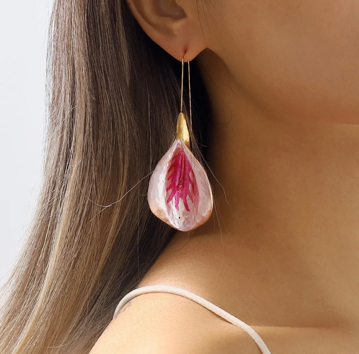 Flower earrings