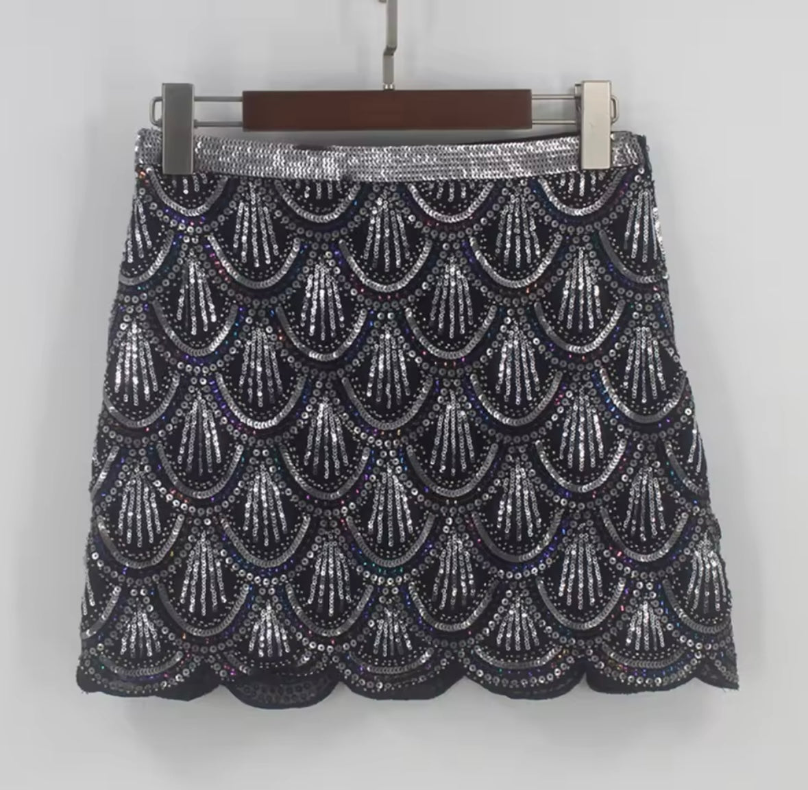 Sequin skirt