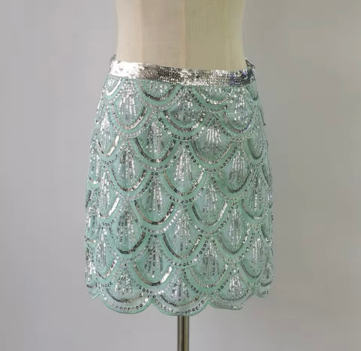 Sequin skirt