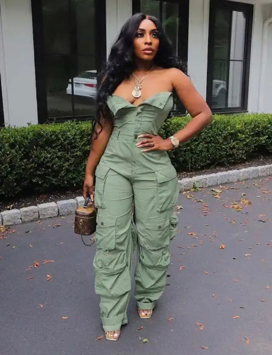 Cargo jumpsuit