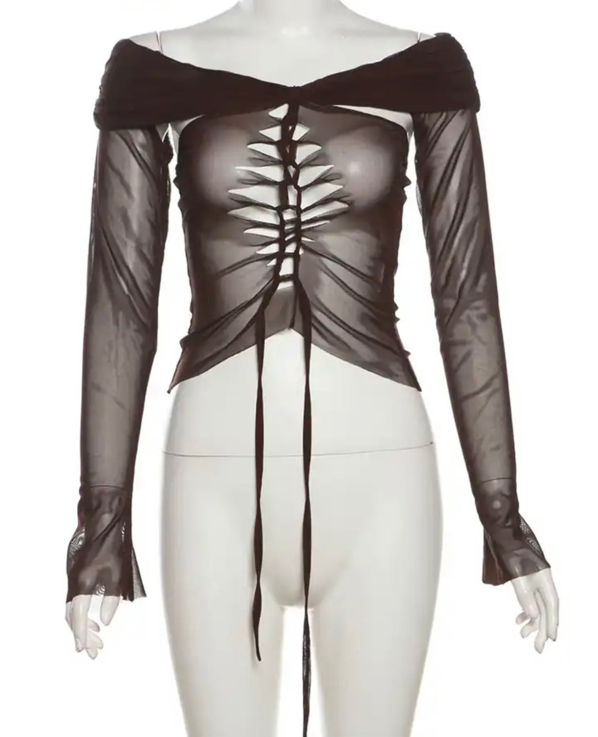 Cut out mesh top