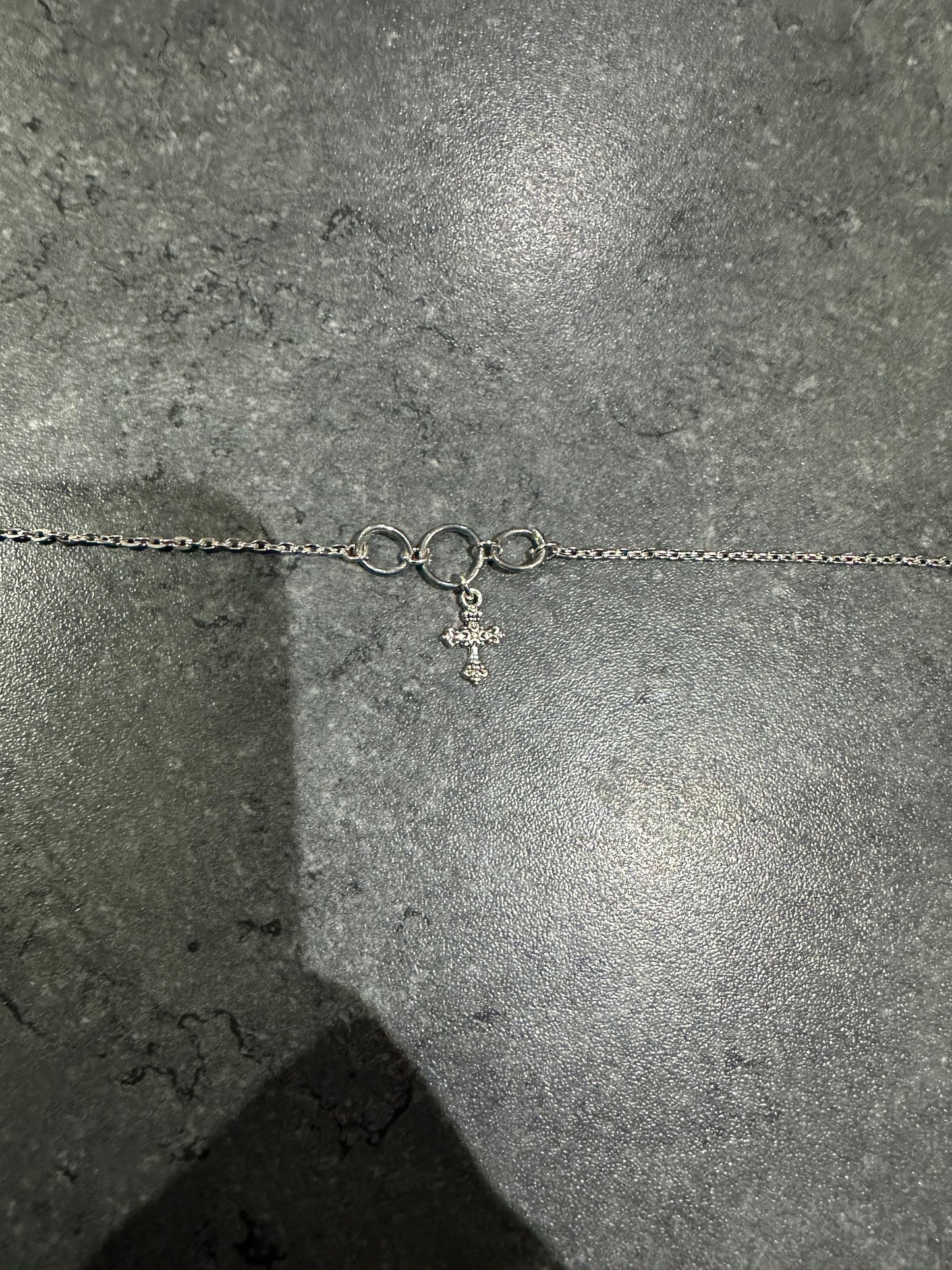 Cross pendant belly chain