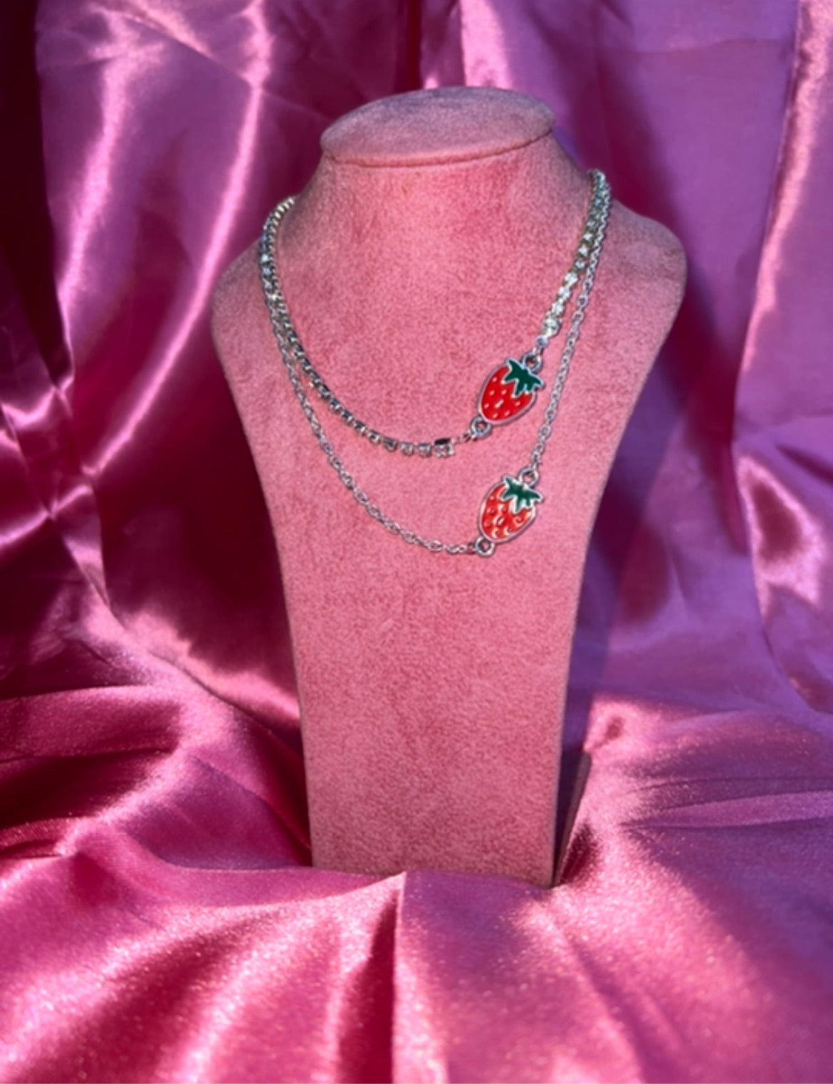 Strawberry necklace