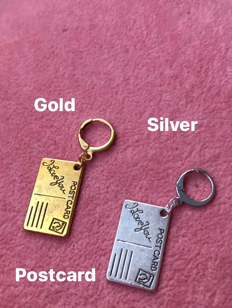 Pendant huggies V