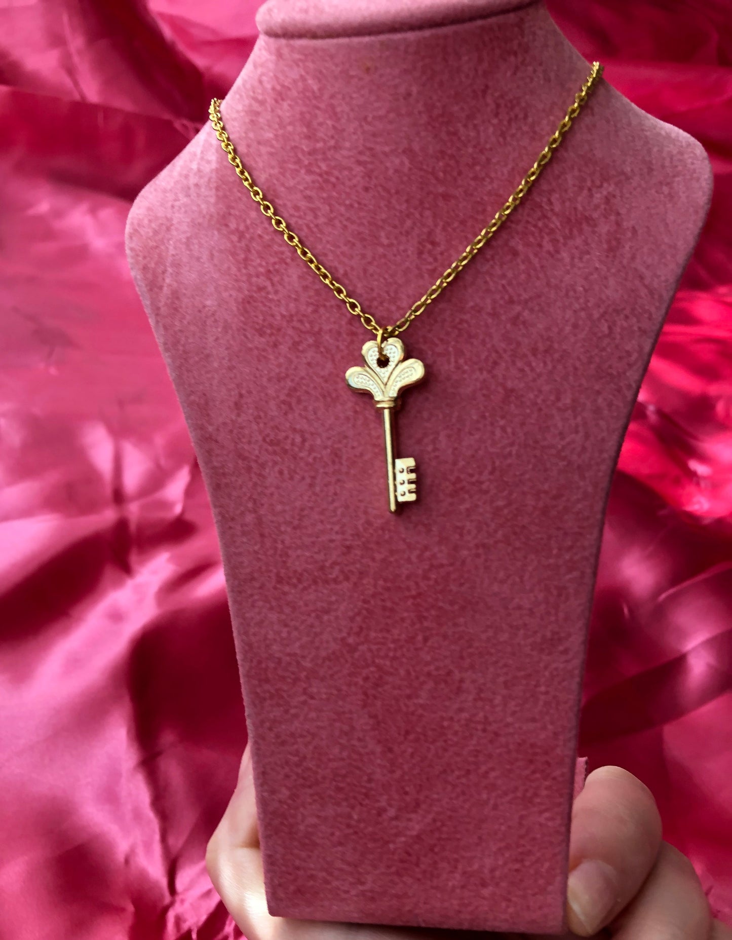 Key to my heart necklace