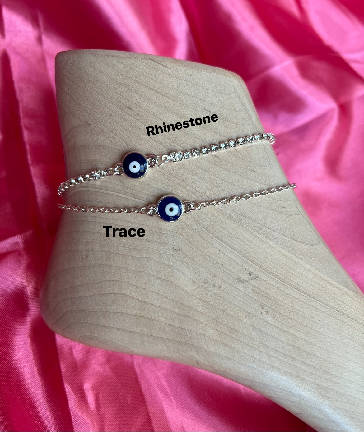 Evil eye anklet