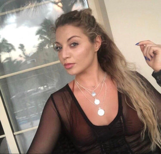 Triple coin necklace - Icegoldbyvee