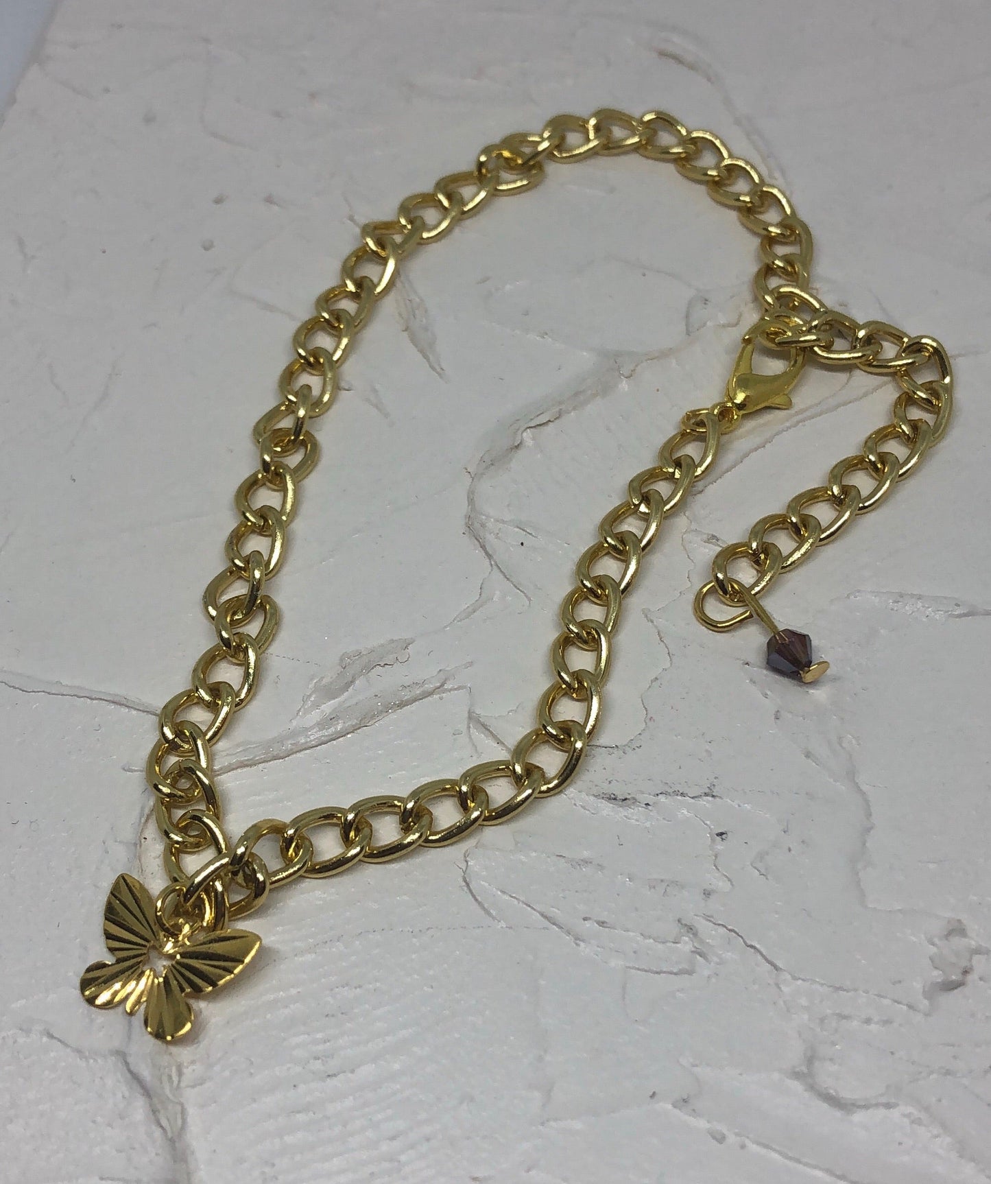 Butterfly anklet - Icegoldbyvee