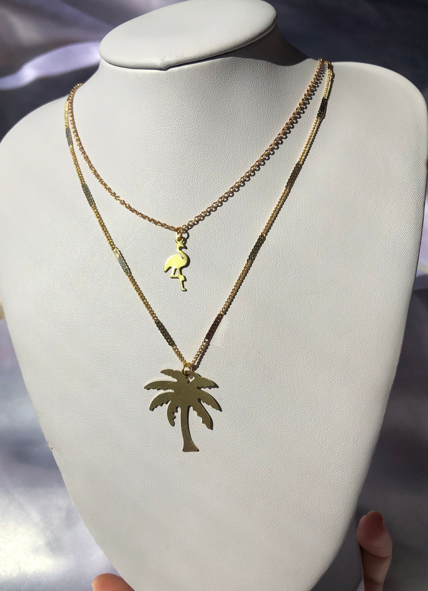 Flamingo necklace