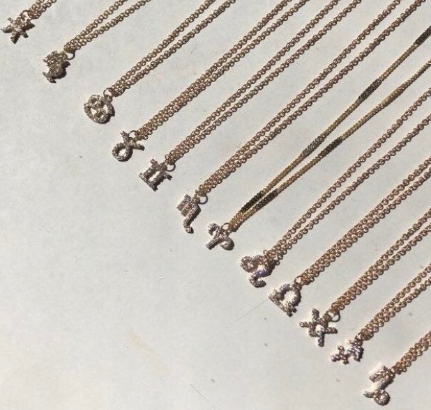 Rhinestone cz zodiac sign anklet