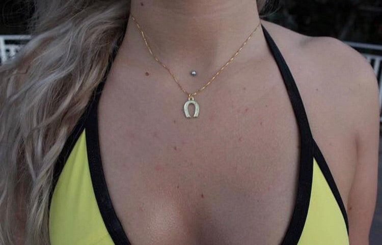 Horseshoe necklace - Icegoldbyvee