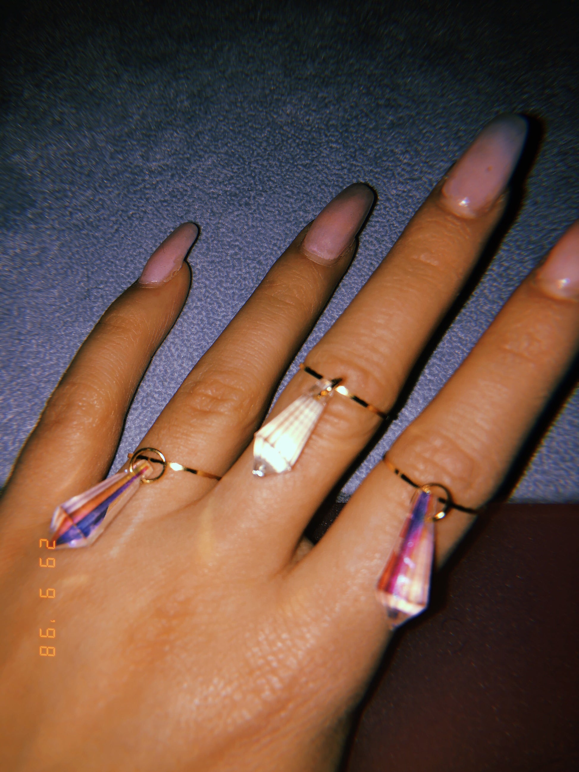 Pendant ring - Icegoldbyvee