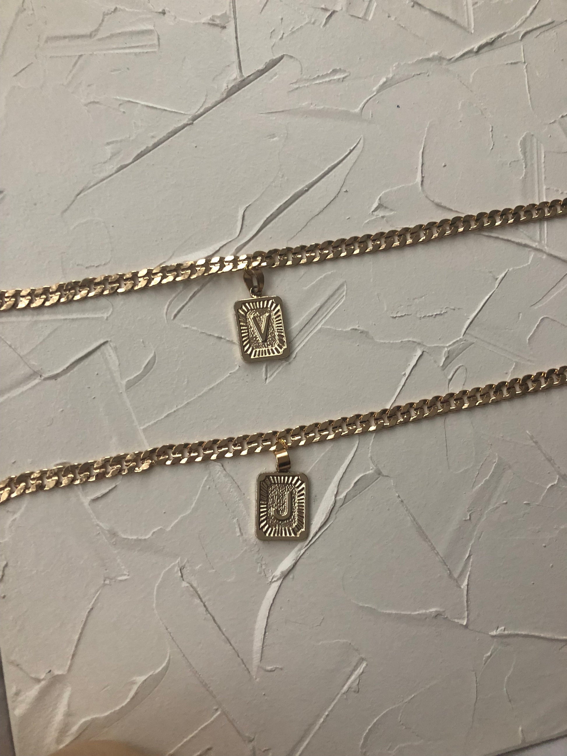 Letter anklet - Icegoldbyvee