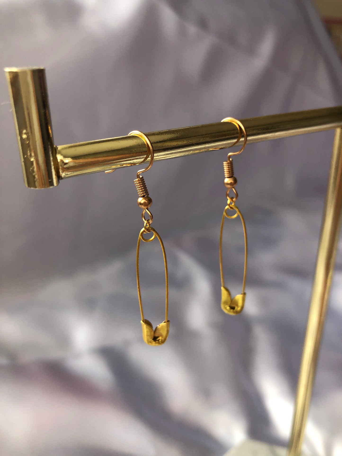 Pin earrings