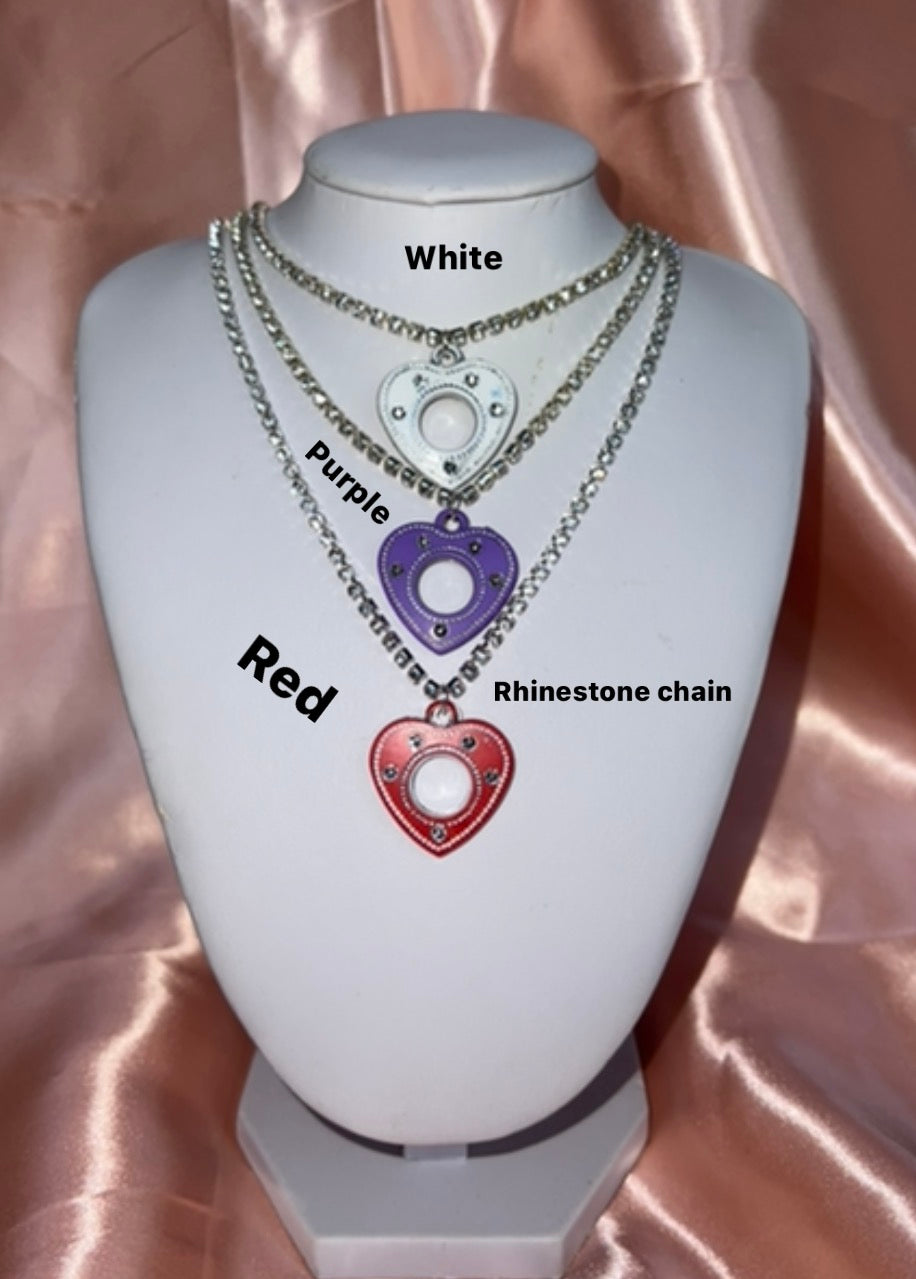 Colour heart necklace