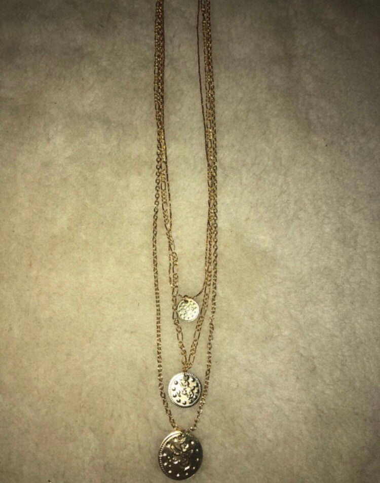 Triple coin necklace - Icegoldbyvee
