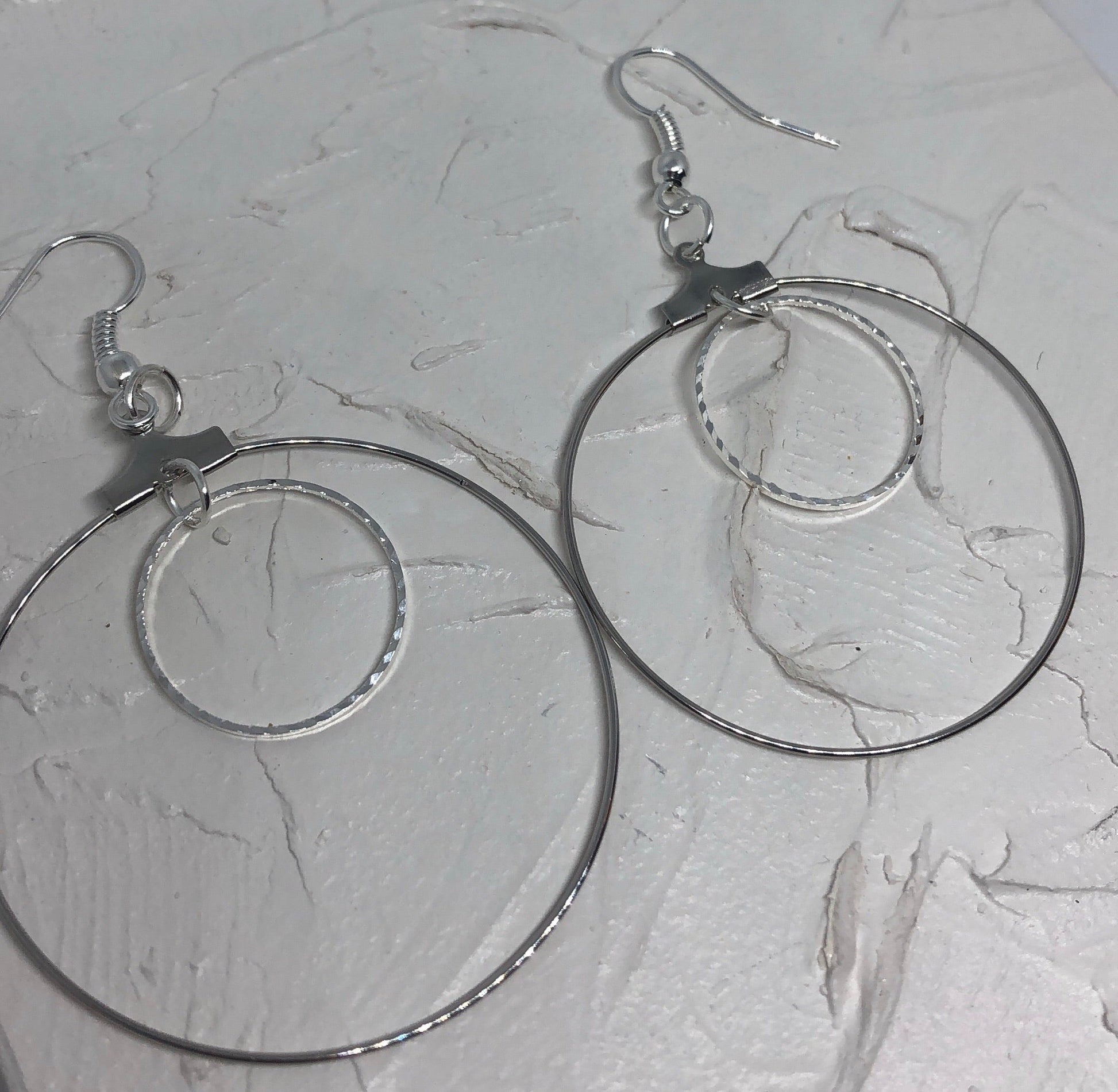 Double circle hoops - Icegoldbyvee