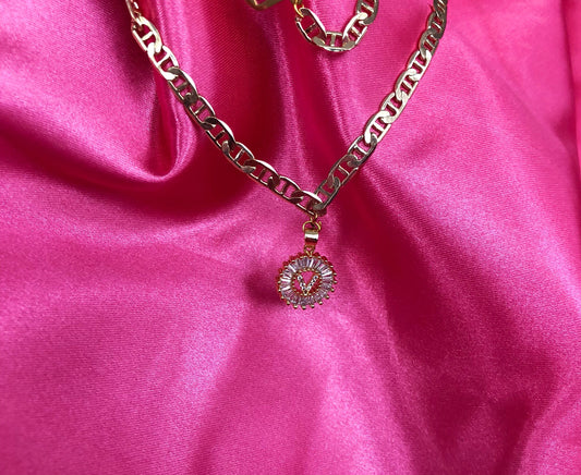 Initial bar chain - Icegoldbyvee