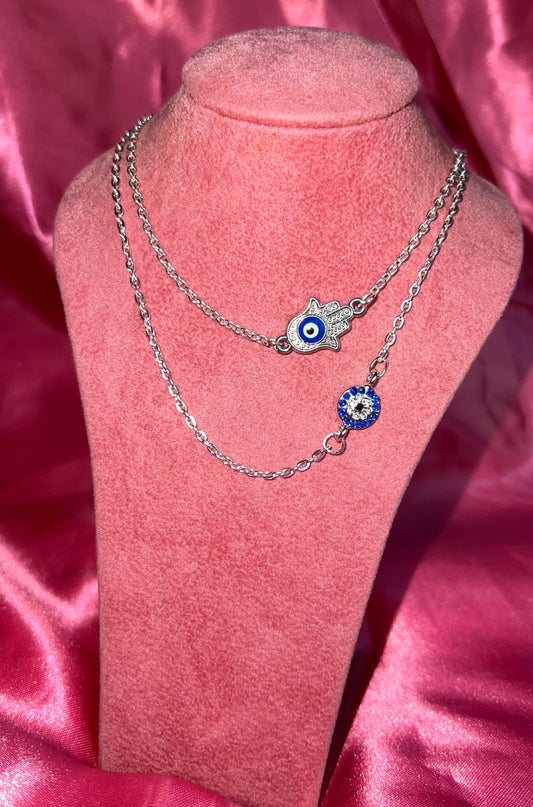 Evil eye necklace