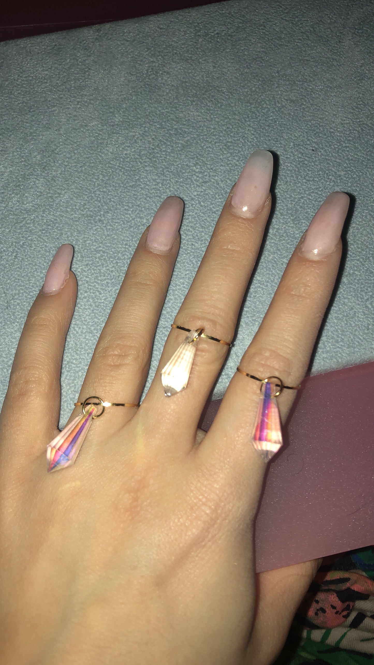 Pendant ring - Icegoldbyvee