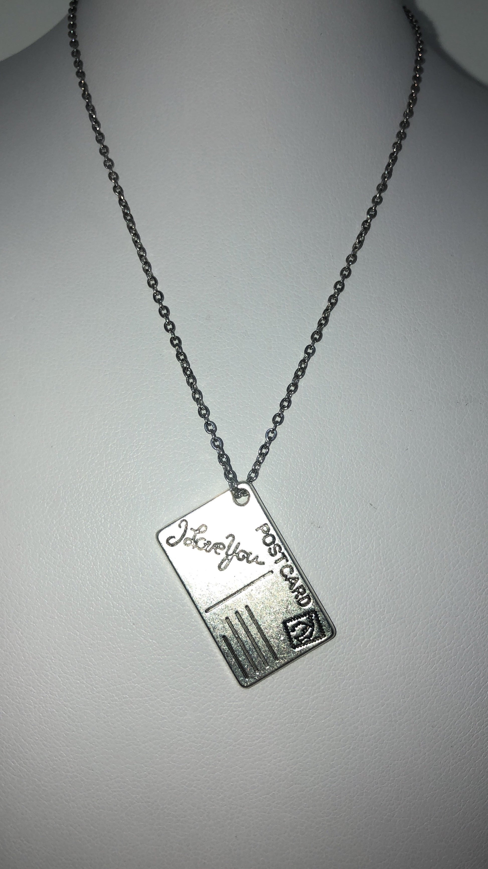 Post card necklace - Icegoldbyvee