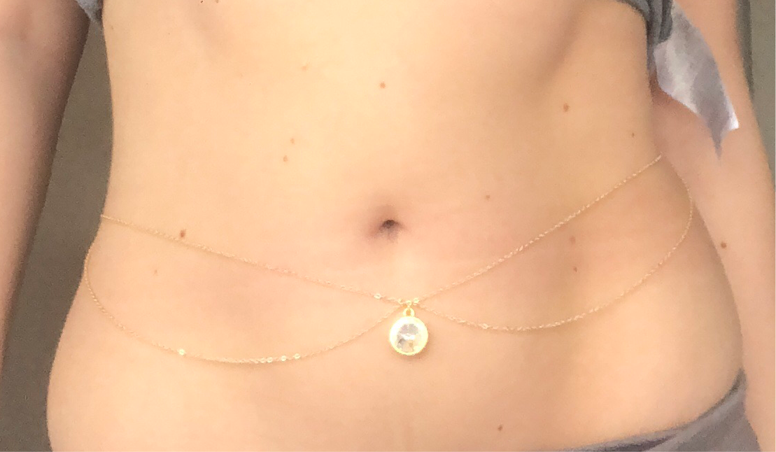 Swarovski belly chain