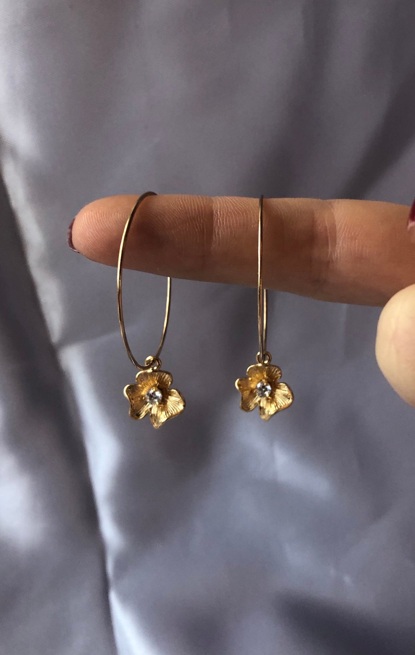Flower hoops
