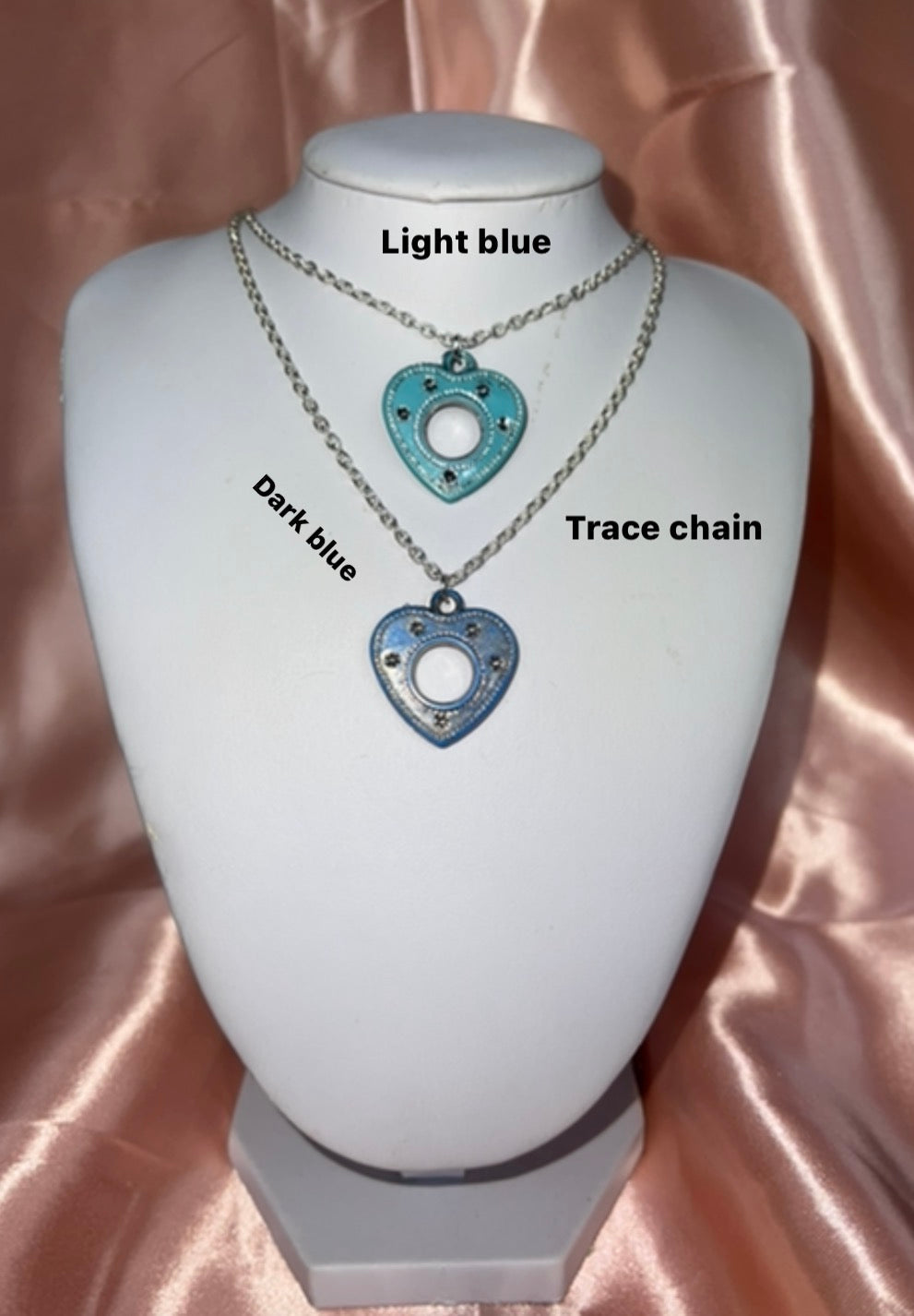Colour heart necklace