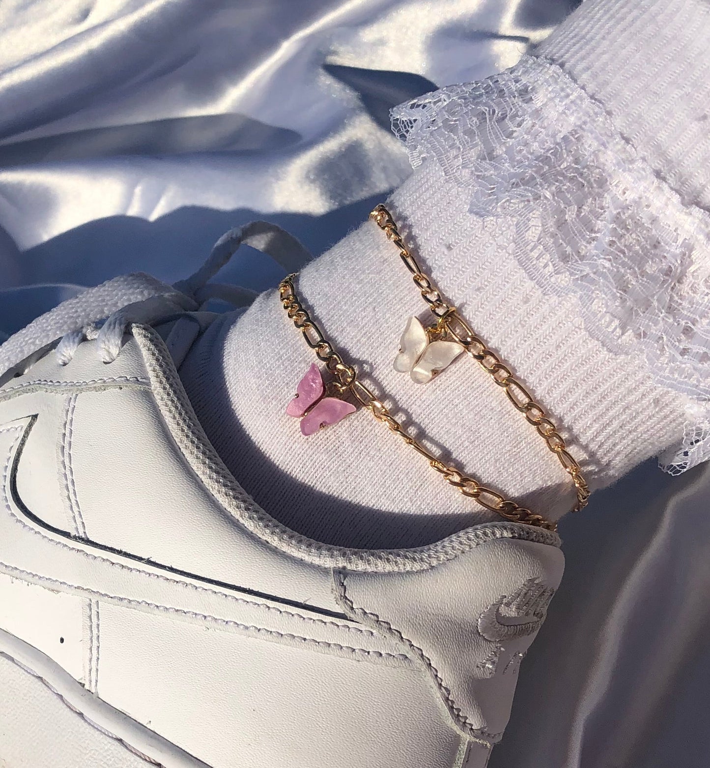 Mariposa anklet