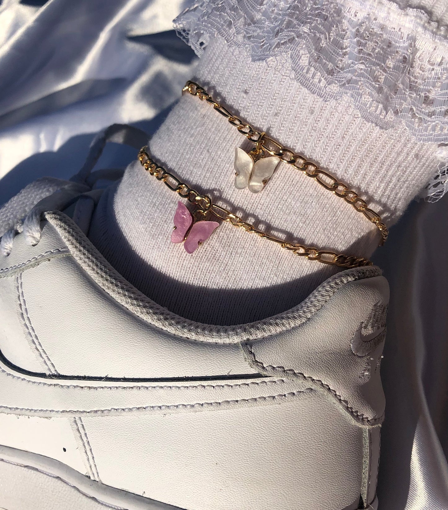 Mariposa anklet