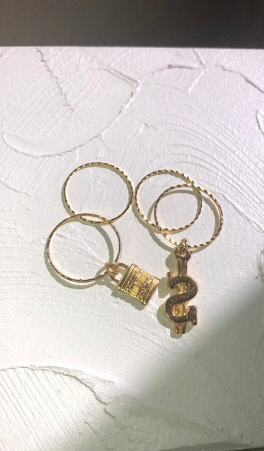 Pendant ring - Icegoldbyvee