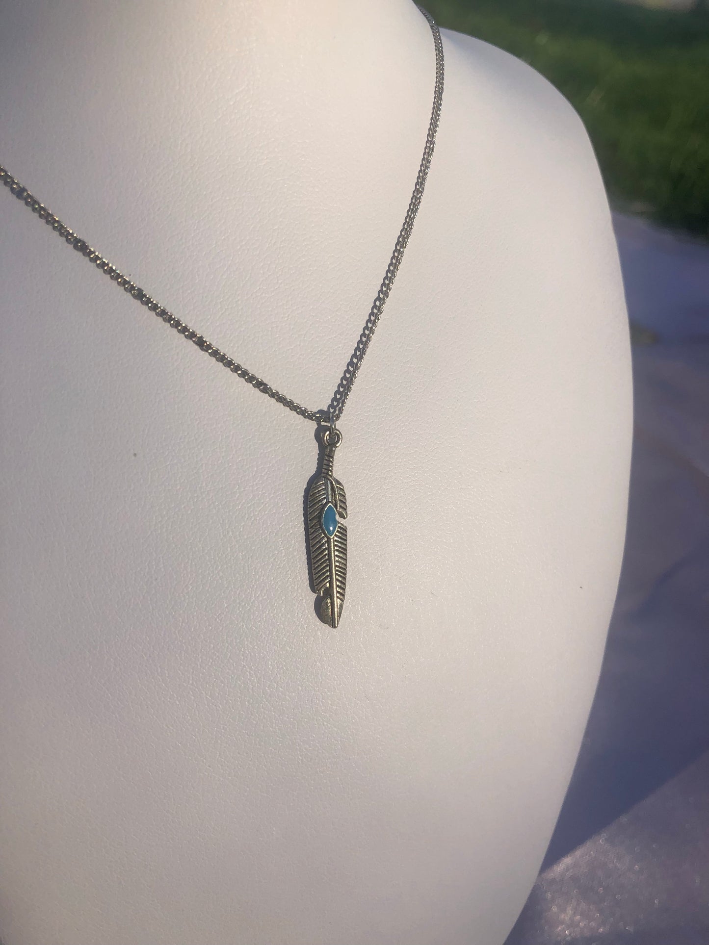 Indian leaf necklace